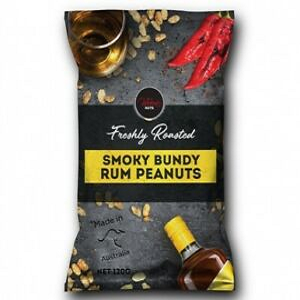 Peanuts Smoky QLD Rum 120g (12 Pack)